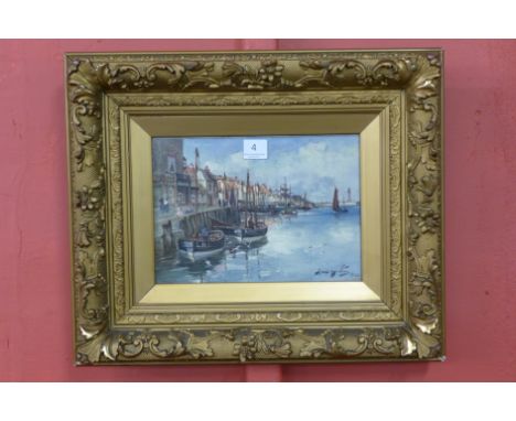 Thomas Swift Hutton (1865-1935), marine landscape, watercolour, framed