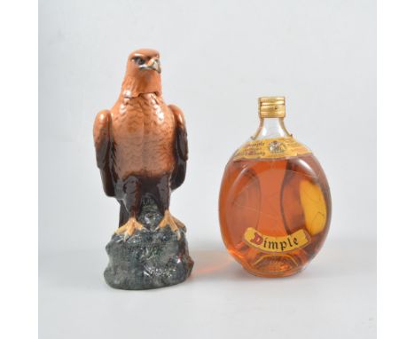Royal Doulton Golden Eagle decanter, for White & McKay Scotch Whisky, height 27cm; and a Wade Commemorative Bells decanter, t