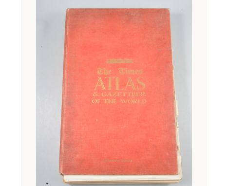 The Times Survey Atlas of the World, J.G. Bartholomew, 1922 Selfridge Edition, folio.