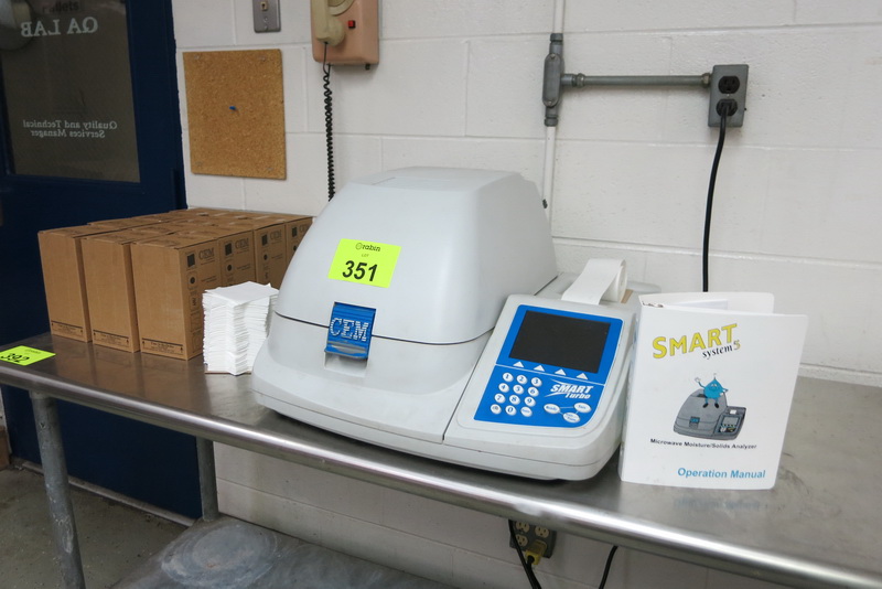 CEM microwave moisture/solids analyzer, model Turbo Smart 5/907990, s/n