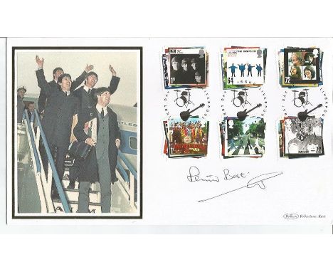 Pete Best signed 2007 Benham Official Beatles FDC. English musician, principally known as an original member and first drumme