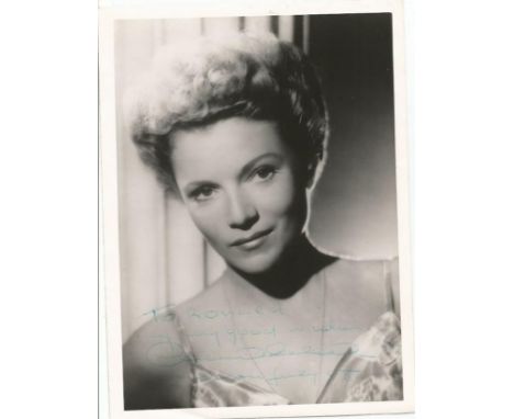 Annabella signed 8x6 vintage photo. Suzanne Georgette Charpentier 1907, 1996 She was a French cinema actress who appeared in 