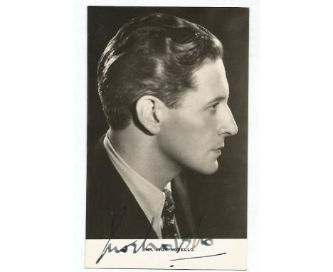 Ivor Novello signed 6x4 vintage photo. Good Condition. All signed items come with our certificate of authenticity. We combine