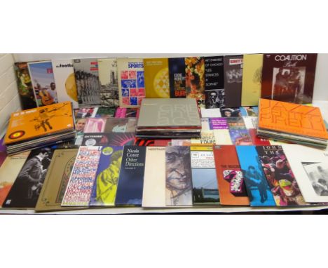 Collection of vinyl LP's including Miles Davis, Nicola Conte, Ruby Rushton, Neneh Cherry & The Thing, The Artwoods, Michel Sa