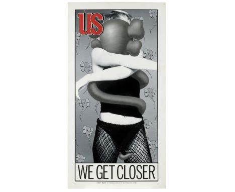 KAWS (B. 1974)UNTITLED (US) 1997 signed and dated 97; signed on the backing paperacrylic on existing advertising poster127 by