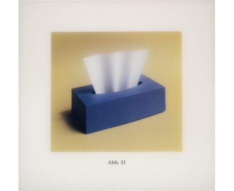 THOMAS DEMAND (B. 1964)Boite de Kleenex (Abb. 21) 1990 signed and dated 1990 on the reversechromogenic print mounted on Diase