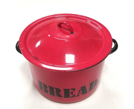 Vintage Enamel Bread Bin