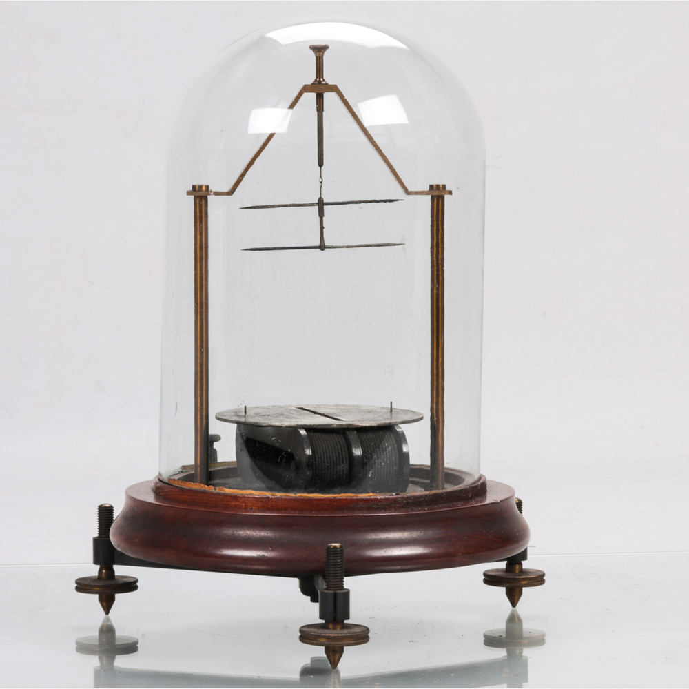 An Astatic Galvanometer, Late 19th/Early 20th Century. H: 9 3/4 D: 7 1/ ...