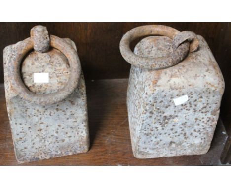 Two vintage heavy weights with rings