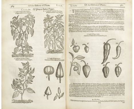 GERARD (JOHN)The Herball of Generall Historie of Plantes,  second edition, engraved title, woodcut illustrations throughout, 