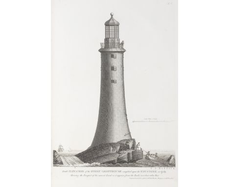 SMEATON (JOHN)A Narrative of the Building and a Description of the Construction of Edystone Lighthouse with Stone,  engraved 