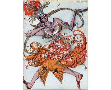 BAKST AND BALLETS RUSSESLEVINSON (ANDRÉ) Leon Bakst: The Story of His Life, NUMBER 252 OF 315 COPIES,  68 mounted plates (mos