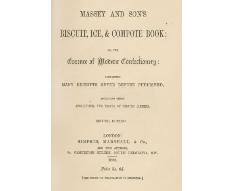 CONFECTIONERYBORELLA (Mr.) The Court and Country Confectioner: or, the House-Keeper's Guide... and the art of distilling simp