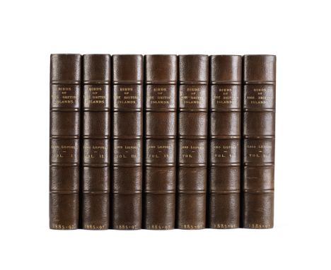 LILFORD (THOMAS L. POWYS, FOURTH BARON)Coloured Figures of the Birds of the British Islands, 7 vol., FIRST EDITION,  list of 