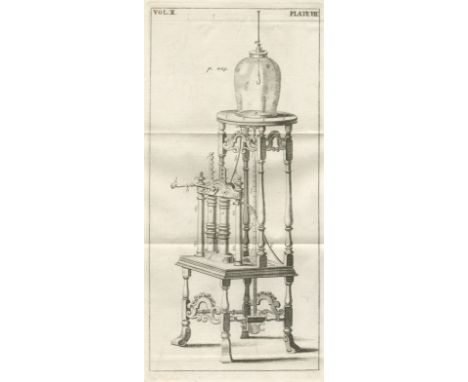BOYLE (ROBERT)The Philosophical Works, 3 vol.,  engraved portrait, 21 folding engraved plates, browning, small loss to title 