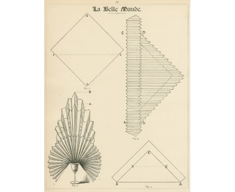 NAPKIN FOLDINGNapkin-Folding: A Series of Fully Illustrated Original Designs [cover-title],  full-page diagrams throughout wi