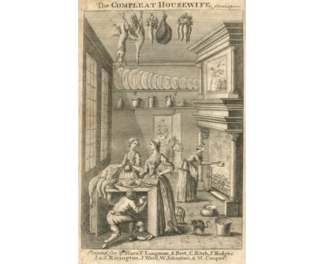 SMITH (ELIZA)The Compleat Housewife: or, Accomplish'd Gentlewoman's Companion,,  fourteenth edition, engraved frontispiece an