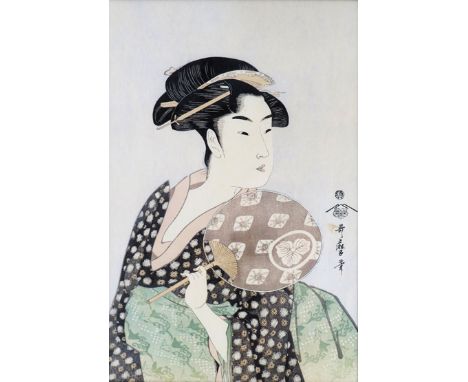 A COLLECTION OF SEVEN JAPANESE WOODBLOCK PRINTS 19TH AND 20TH CENTURIES Including four of the Fifty-Three Stations of the Tok