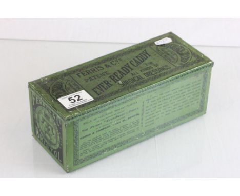 Early 20th century Ferris & Co Metal Tin EVER READY CADDY BRISTOL