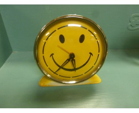 1970's Smiley Face Alarm Clock