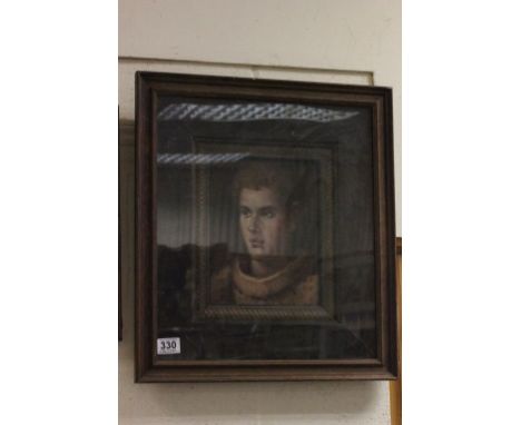 Oil Painting Portrait of Welsh Poet Dylan Thomas