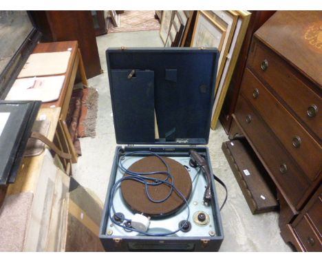 Vintage Pye record player with built in radio