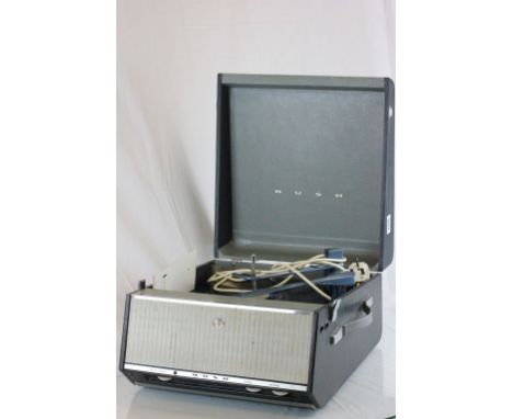 Vintage Bush Portable Record Player with original instructions