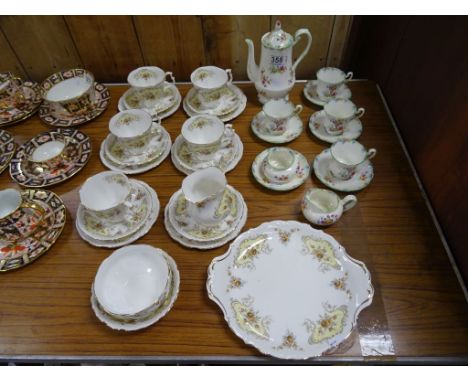 Paragon part coffee service plus a part Royal Albert tea service September song pattern