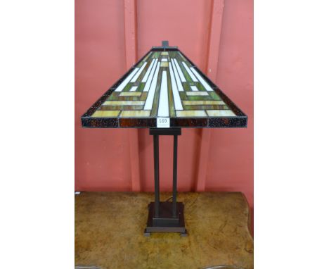 A Tiffany style table lamp