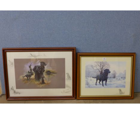 A signed limited edition shooting print and one other