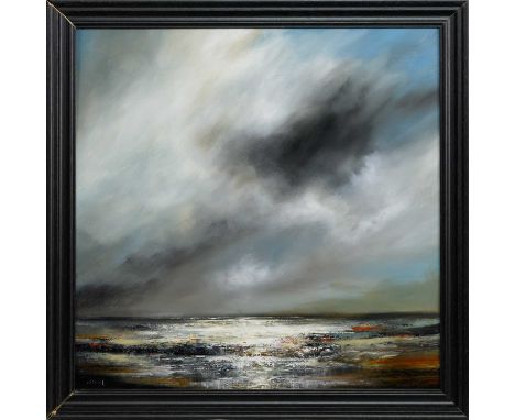 * DARREN SCOTT, CATCHING THE LIGHT oil on board, signed, titled and dated 2024framed and under glassimage size 60cm x 60cm, o