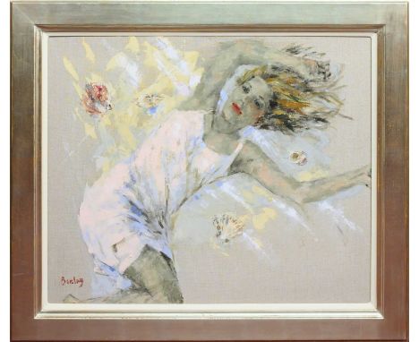 * MURIEL BARCLAY, UNTITLED oil on canvas, signedframedimage size 76cm x 92cm, overall size 96cm x 111cmNote: In the inaugural