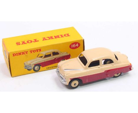 Dinky Toys, 164 Vauxhall Cresta saloon, red/cream with correct spot box, superb example, (M-BNM)
