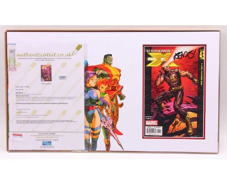 Marvel Comics Ultimate X-Men Issue 43 New Mutants Part 4 with Cyclops on the front cover, Signed by Stan Lee and others, with