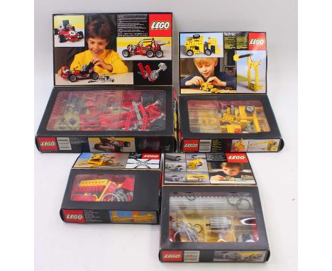 Lego Technic group of 4 sets to include; No.8700 Supplementary set, No.8020 Universal Set, No.8710 Supplementary set and a No