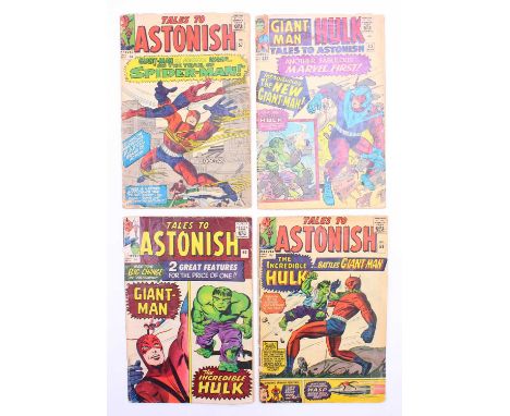 Marvel Comics Tales To Astonish Series group of 4 issues to include; No.57 Giant-Man and The Wonderful Wasp on The Trail Of S