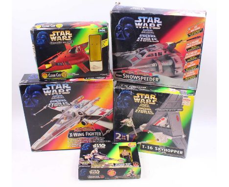 Kenner Star Wars 1990s group of 5 Rebel Alliance and other Series boxed Sets to include; No.69585 Snowspeeder, No.69663 Luke'