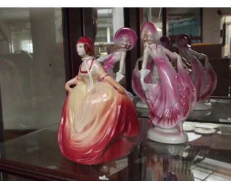 3 ceramic figures 