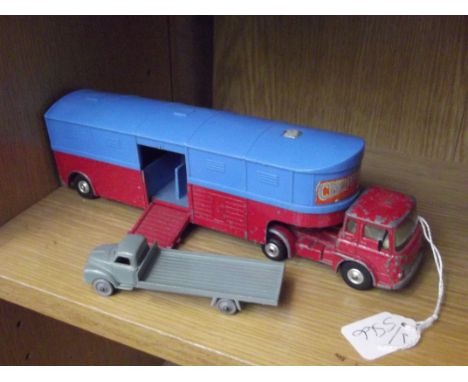 Two vintage toy trucks 