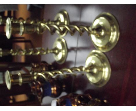 Pair of brass candlestick 