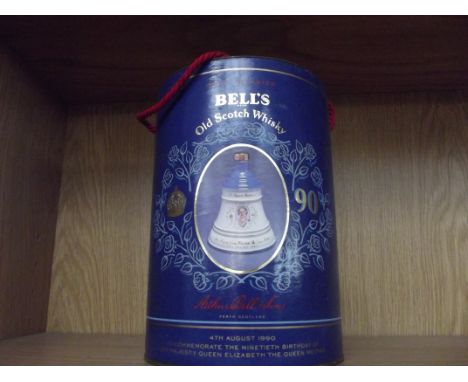 Wade unopened 1990 Bell's whiskey decanter 