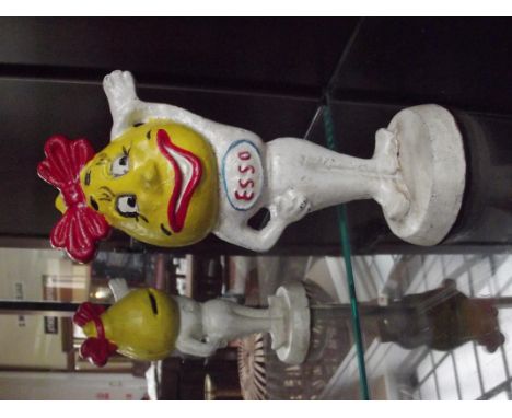 Cast iron Esso woman