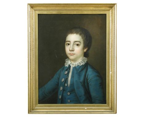 Joseph Friedrich August Darbes (German, 1747-1810) Portrait of Sir George Gunning, Bt (1763-1823) as a boy signed lower left 