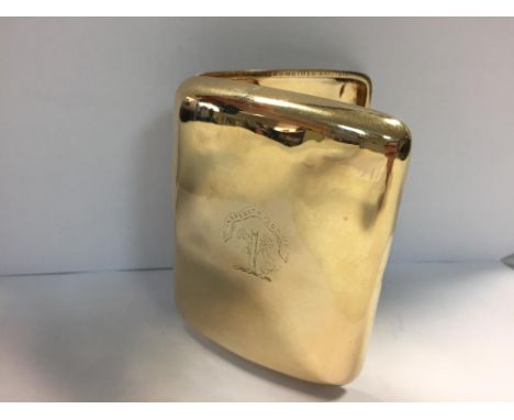 A 9ct gold cigarette case, by Deakin and Francis, Birmingham 1911, of plain curved rectangular form, engraved with the Watson