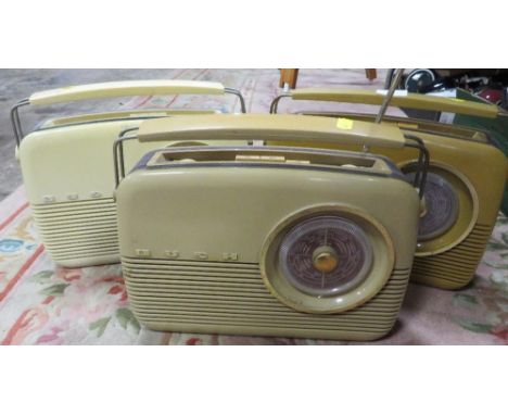 Three vintage Bush radios
