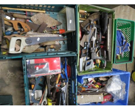 Five trays of tools - trays not included