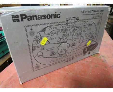 A vintage Panasonic TV radio timer TR-1001 S in original box (unchecked)
