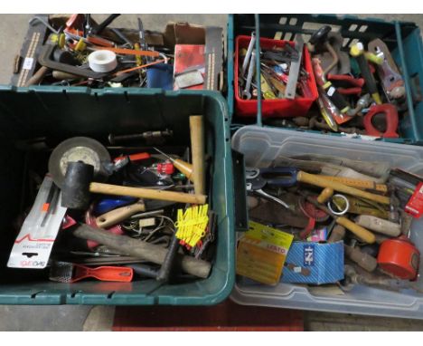 Four trays of tools - trays not included