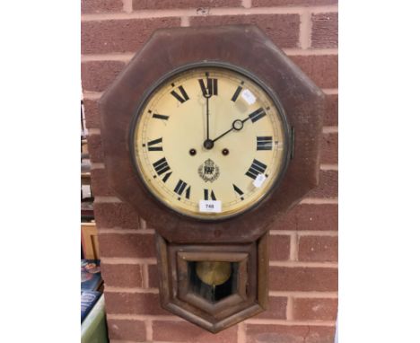 A vintage reproduction RAF wallclock A/F