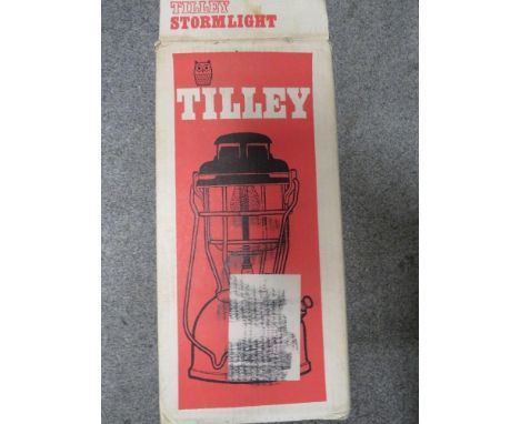 A vintage tilly storm light in original box X246B